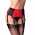 Nancies Lingerie 6 Strap Lace Suspender / Garter Belt for Stockings (NL15)