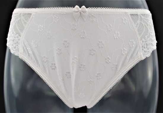 Adore Lingerie [ UK SIZE 16-18 ] 'Trellis' White Everyday Briefs In Floral...