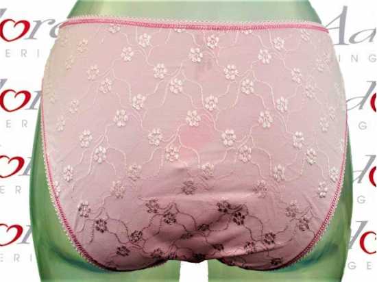 Adore Lingerie [ UK SIZE 14-16 ] 'Trellis' Pink Everyday Briefs In Floral...