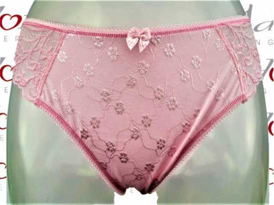 Adore Lingerie [ UK SIZE 12-14 ] 'Trellis' Pink Everyday Briefs In Floral...