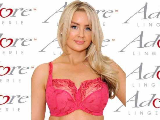 Adore Lingerie [ UK SIZE 32DD ] 'Passion' Underwired Lipstick Pink Bra (3076)