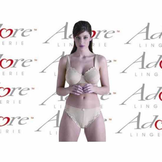 Adore Lingerie [ UK SIZE 32FF ] 'Daydream' Beige Underwired Microfibre Bra...