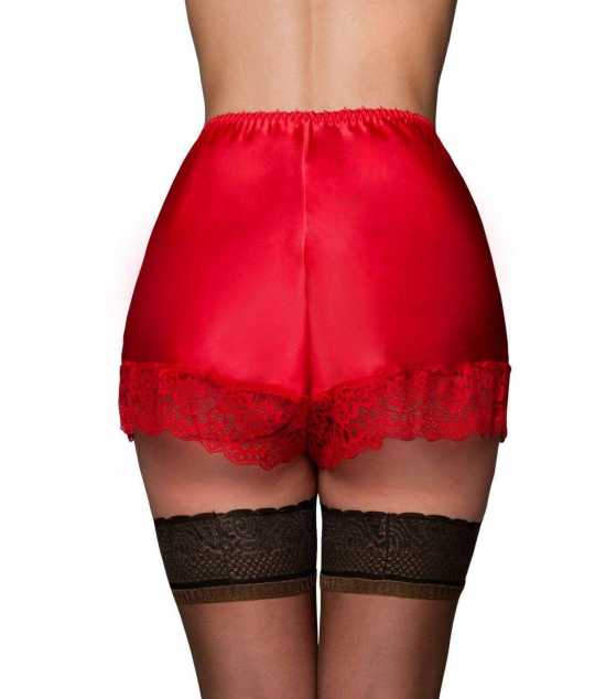 Nancies Lingerie Luxury Satin French Cami Knickers with Swiss Lace (NLcami)