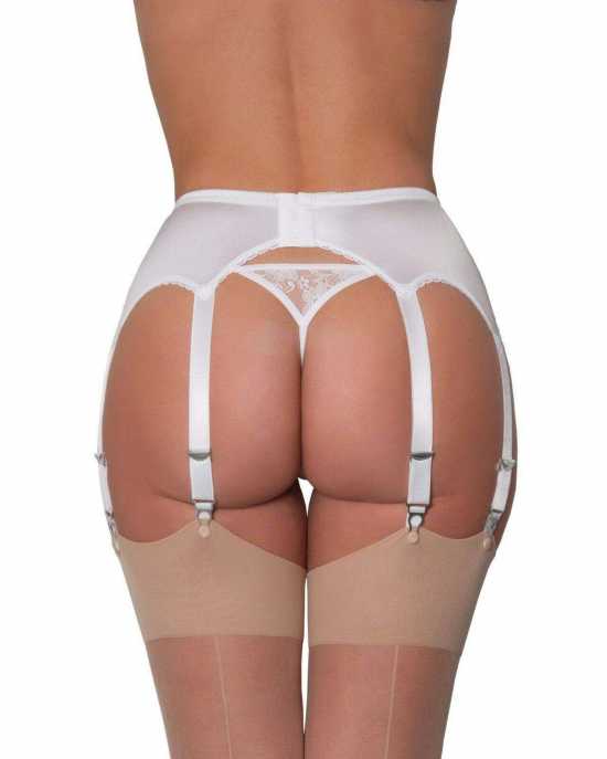 Nancies Lingerie Lace 8 Strap Suspender / Garter Belt for Stockings (NL9)