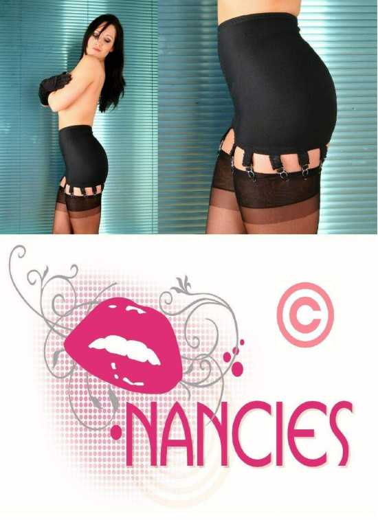 Nancies Lingerie 14 Strap Smooth Shapewear Retro Girdle for Stockings (NLg14)