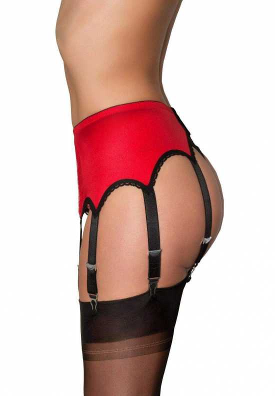 Nancies Lingerie Lace 8 Strap Suspender / Garter Belt for Stockings (NL9)