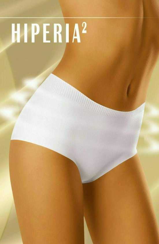 'Wolbar Lingerie' Hiperia2 White Ladies Support Comfort Briefs ( UK Size 14 )